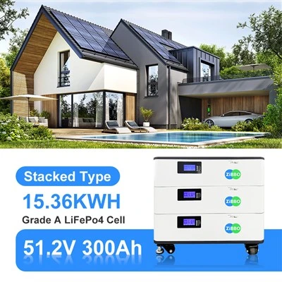 Rezidenčné skladovanie energie 15KWH solárna skladovaná batéria 51,2V 300Ah dlhá životnosť
